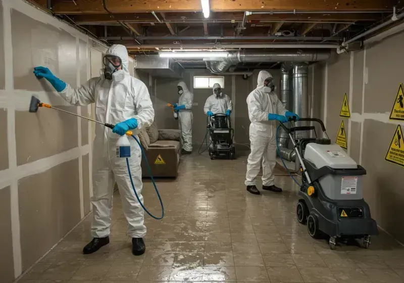 Basement Moisture Removal and Structural Drying process in Jamaica, VT